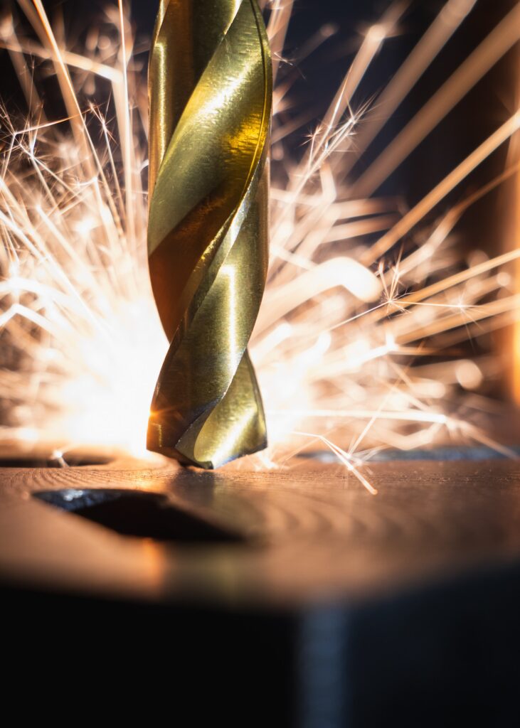 CNC-maskine i aktion